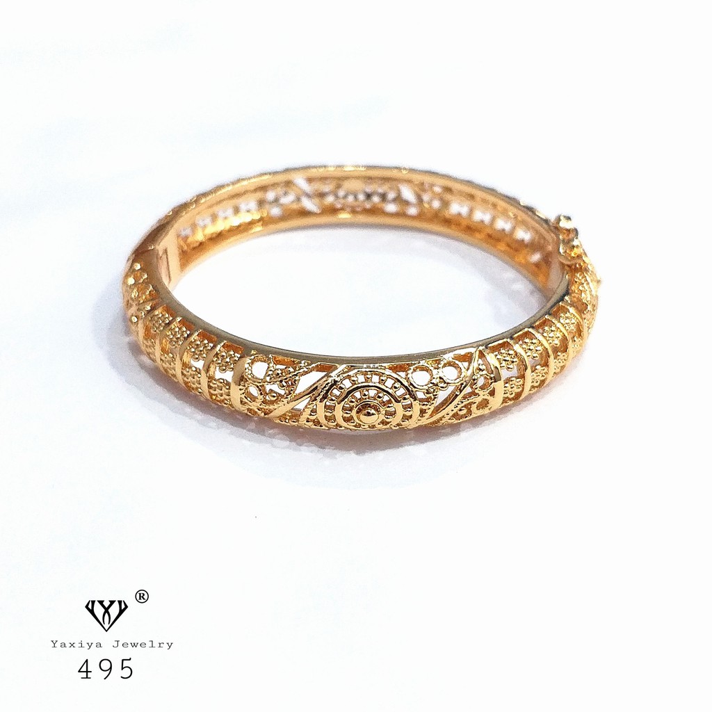 

Gelang anak Lapis emas Perhiasan imitasi Gold 18k Yaxiya Jewelry 495
