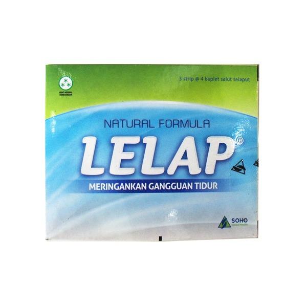 Lelap 1 Strip isi 4 Kaplet - Obat Gangguan Tidur Alami