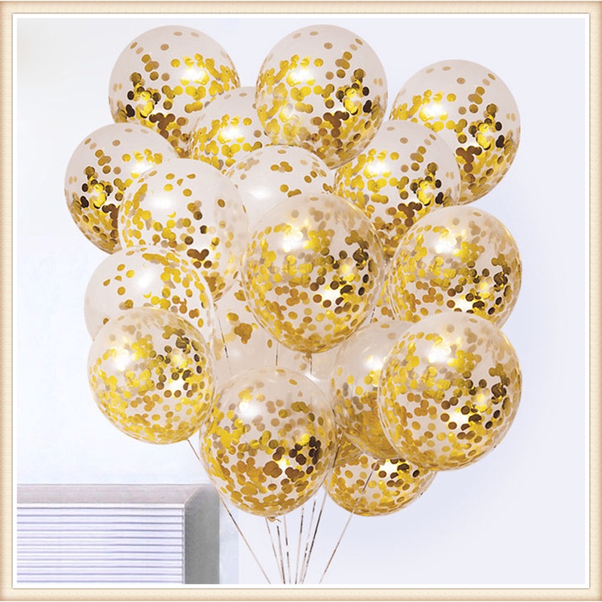 COD✨1 Pcs 12 inch thickened sequin balloon party wedding celebration supplies student class activities
