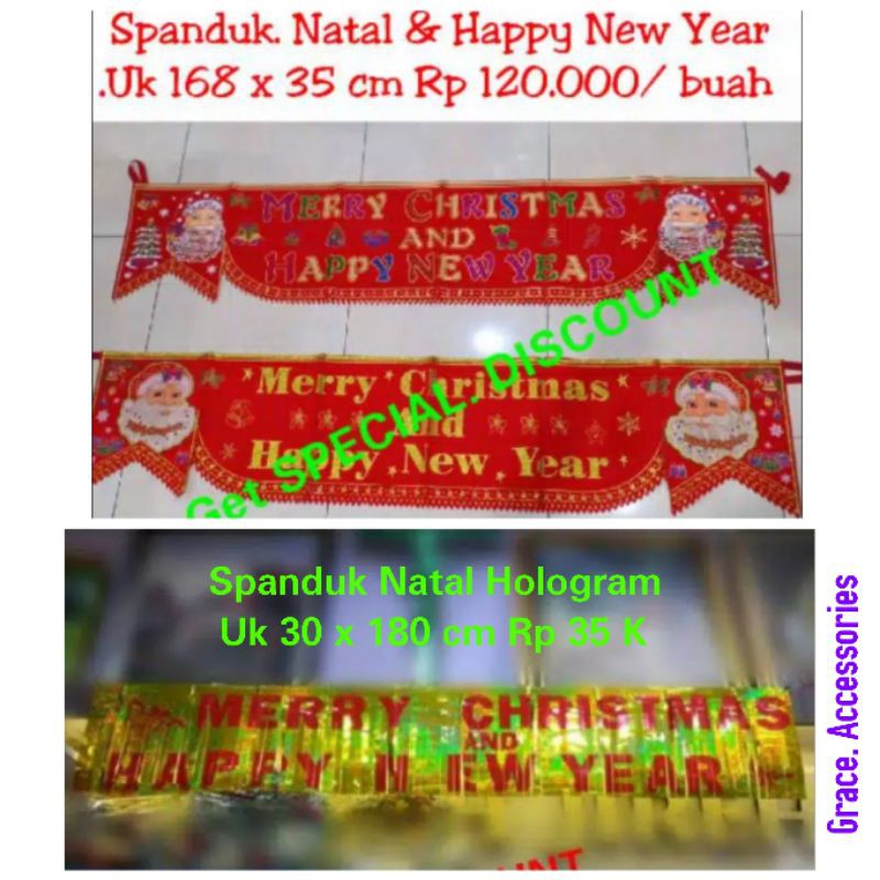 Hiasan Dekorasi Spanduk Banner Natal Dan Tahun Baru Merry Christmas Ornamen Pernak Pernik Natal Shopee Indonesia