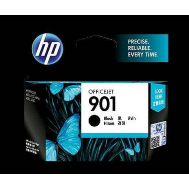 tinta hp 901 black original=hp officejet j4540.4500.j4580.j4680.dll.