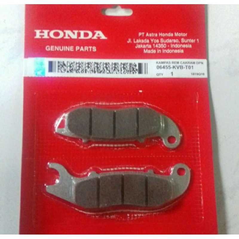 ORIGINAL AHM DISPAD KAMPAS REM DEPAN  HONDA VARIO LAMA PCX ABS ADV ABS