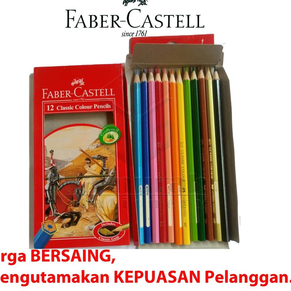 

New Discount Pensil Warna Faber Castell 12 Warna Panjang Klasik / Classic Color Pencil Faber-Castell 12 Colors