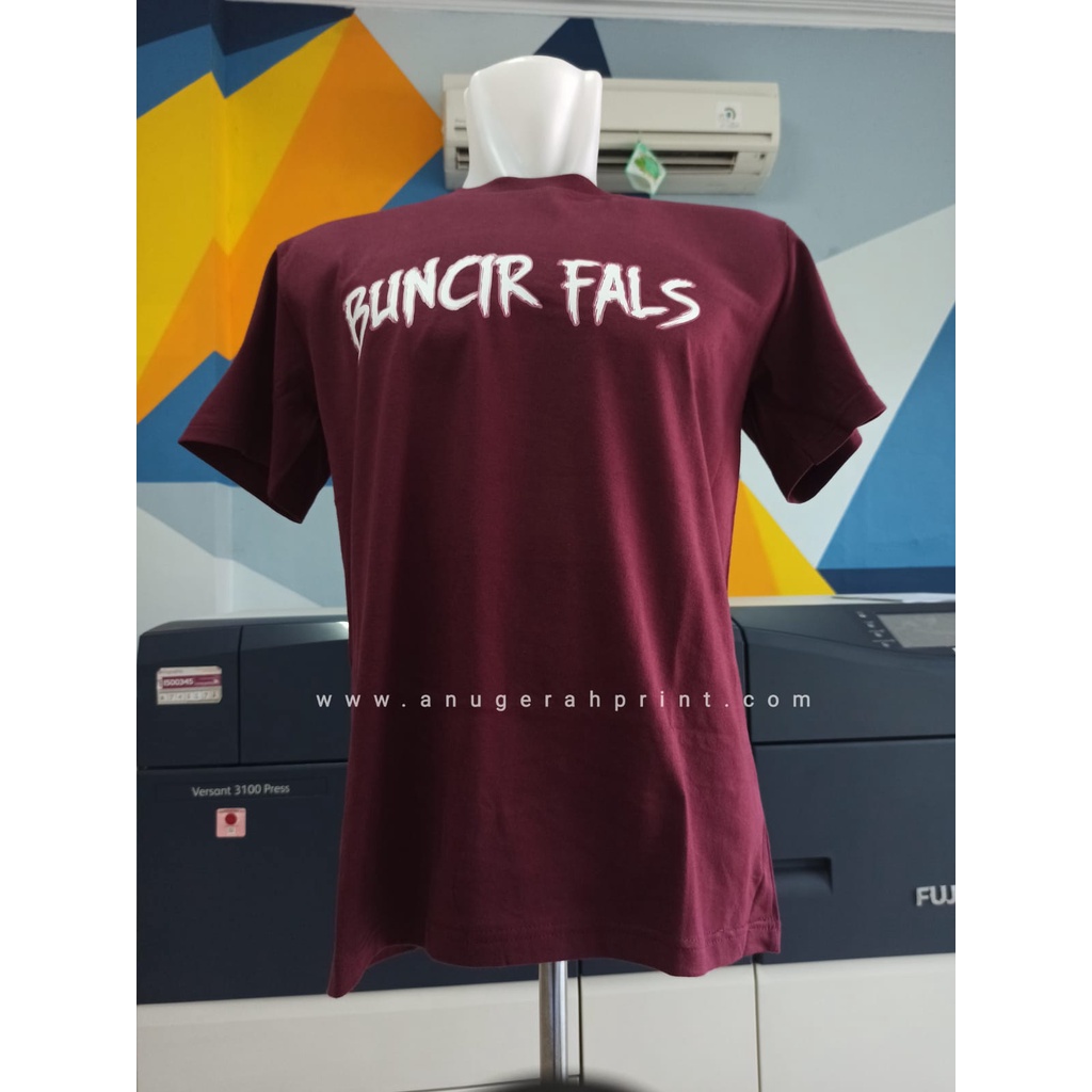 KAOS SABLON DTF CUSTOM DESIGN BEBAS TERMURAH KUALITAS TERBAIK 2 SISI DEPAN/BELAKANG LENGAN PENDEK