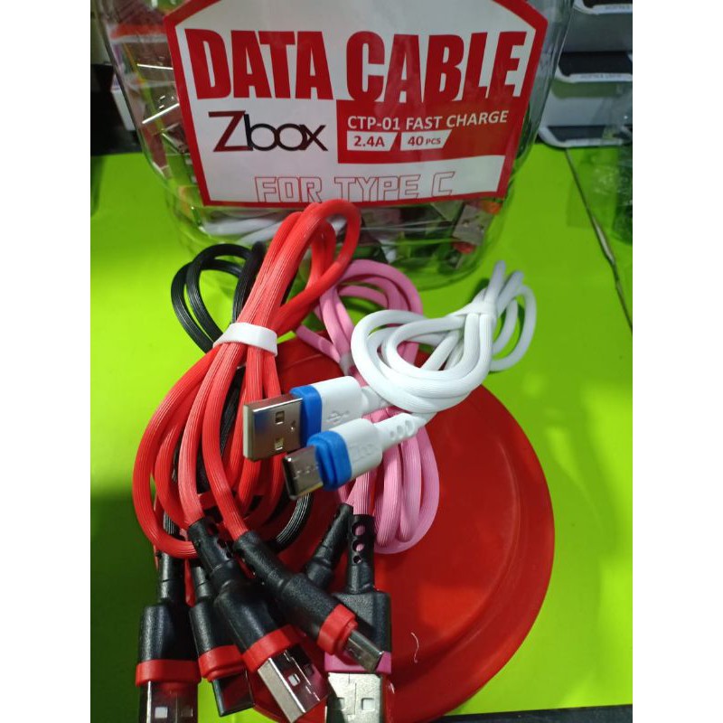 kabel Data Zbox CTP-01 tepe C/ Micro Fast charger 2.4A Kabel USB Zbok