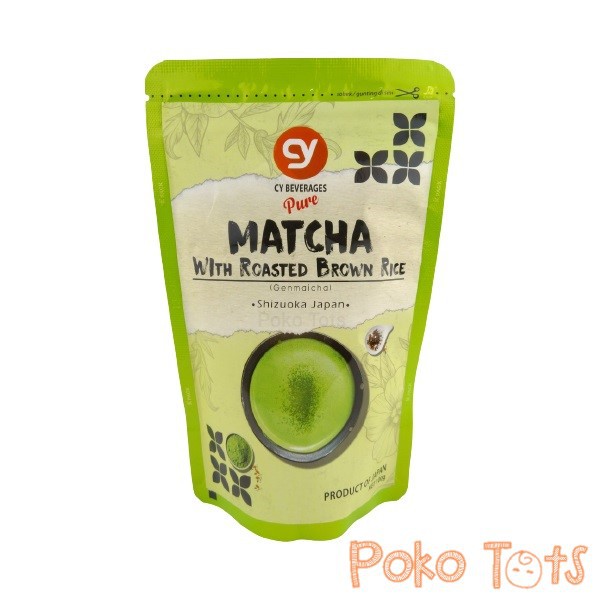 CY Genmaicha Matcha with Roasted Brown Rice 100gr Pure Shizuoka Japan Green Tea Powder