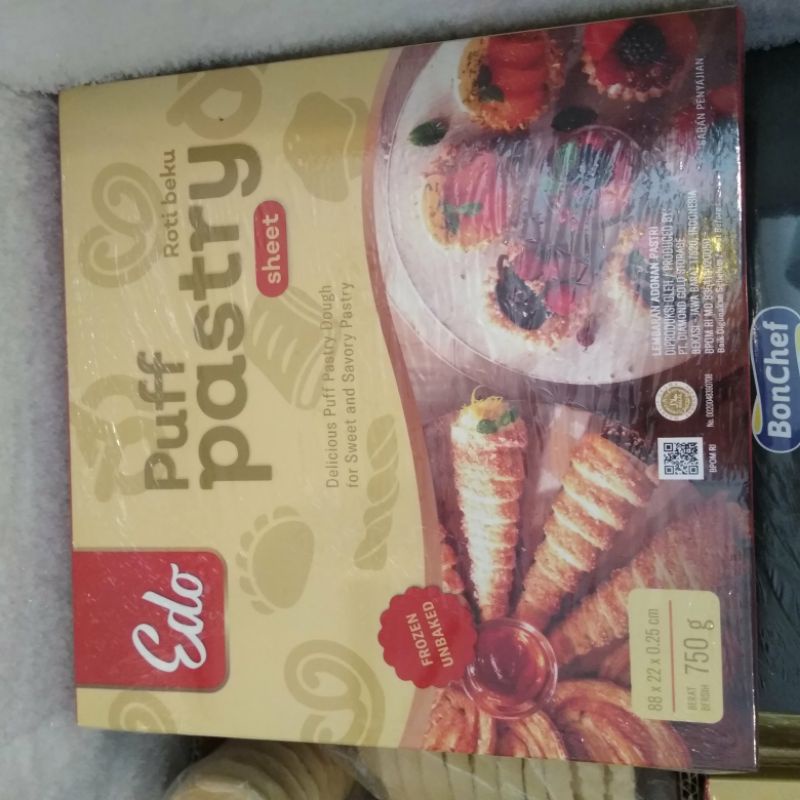 

Edo Puff Pastry / Stella Puff Pastry / Puff Pastry 750 gr | isi 4 lembar