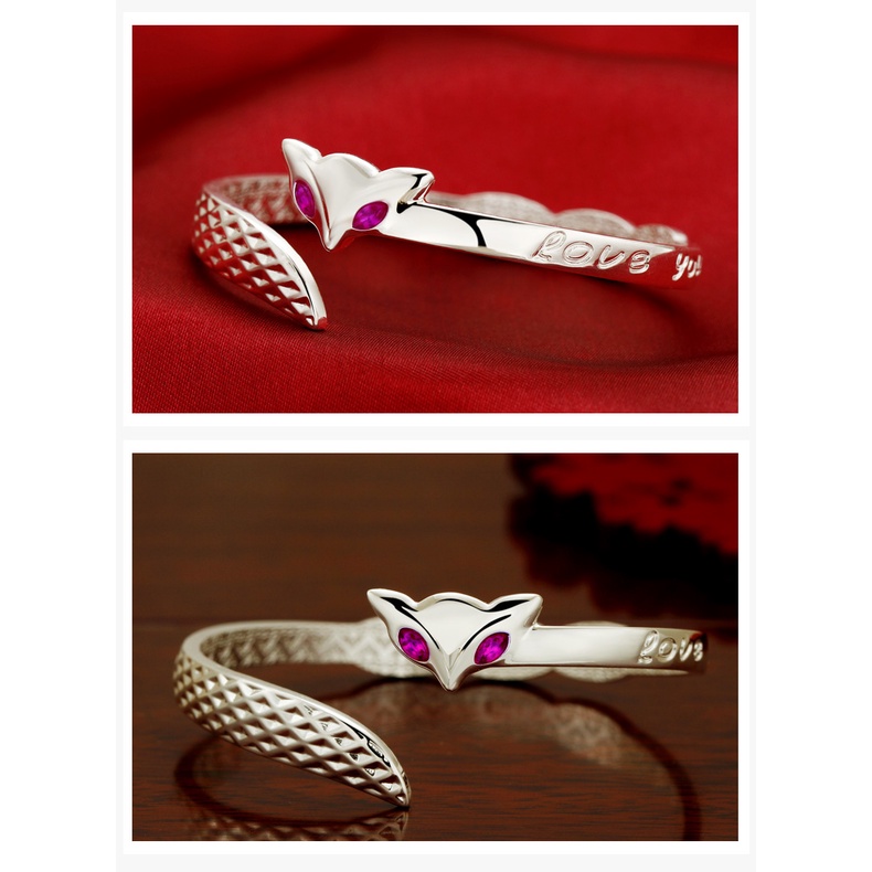 rubah Gelang Perak 925 Wanita