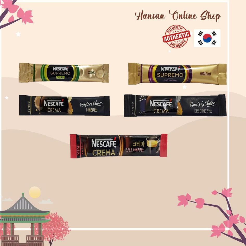 

Flas Sale [10 SACHETS] NESCAFE CREMA AMERICANO//INTENSO COFFEE KOREA u61☆