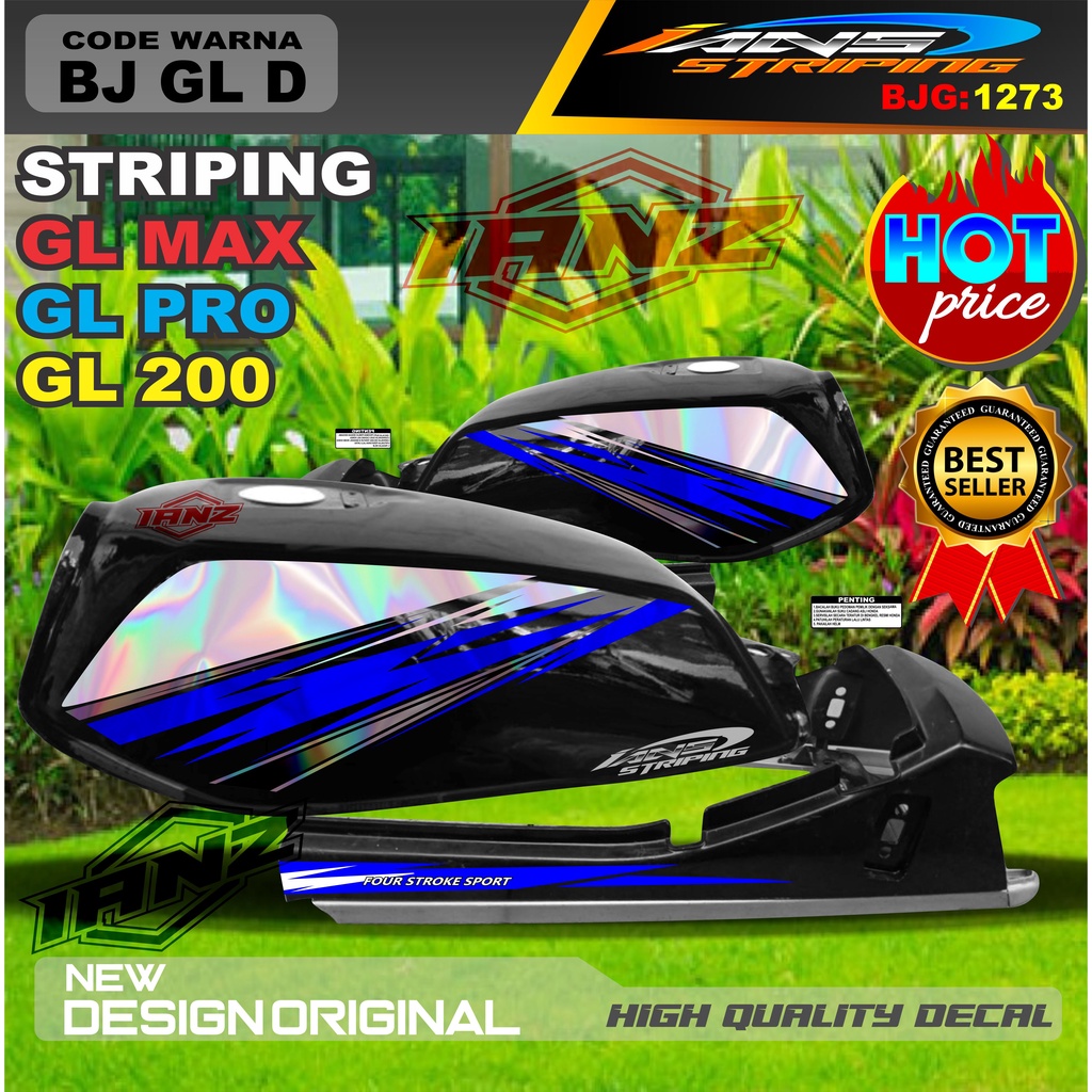 STIKER STRIPING GL HOLOGRAM / STRIPING GL MAX GL PRO VARIASI HOLOGRAM / STRIPING GL HOLOGRAM