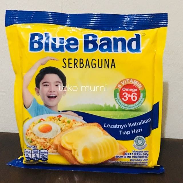 

Mentega Blue Band Serbaguna 200 gr