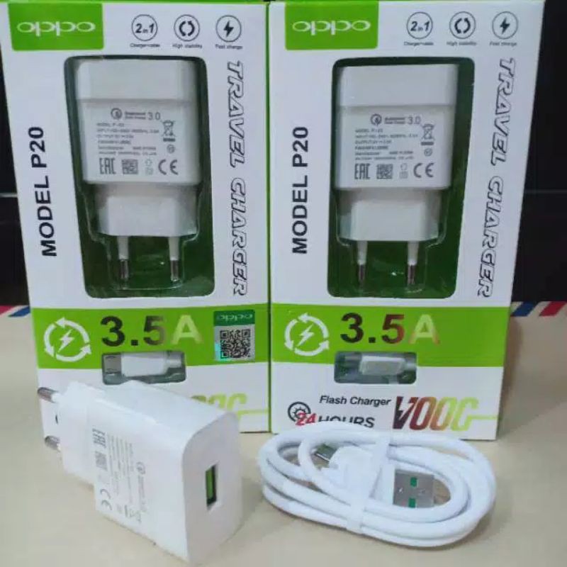 Charger Branded P-20 1 Usb Oppo