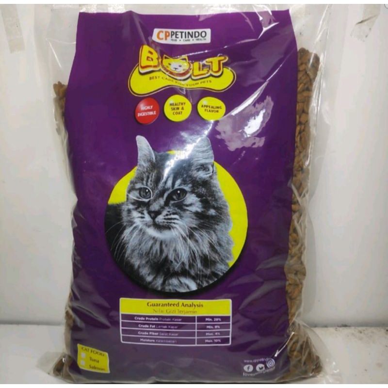 bolt makan kucing 1kg