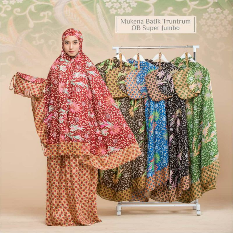 Mav_boutique Mukena Batik Rempel Pekalongan Rayon Jumbo