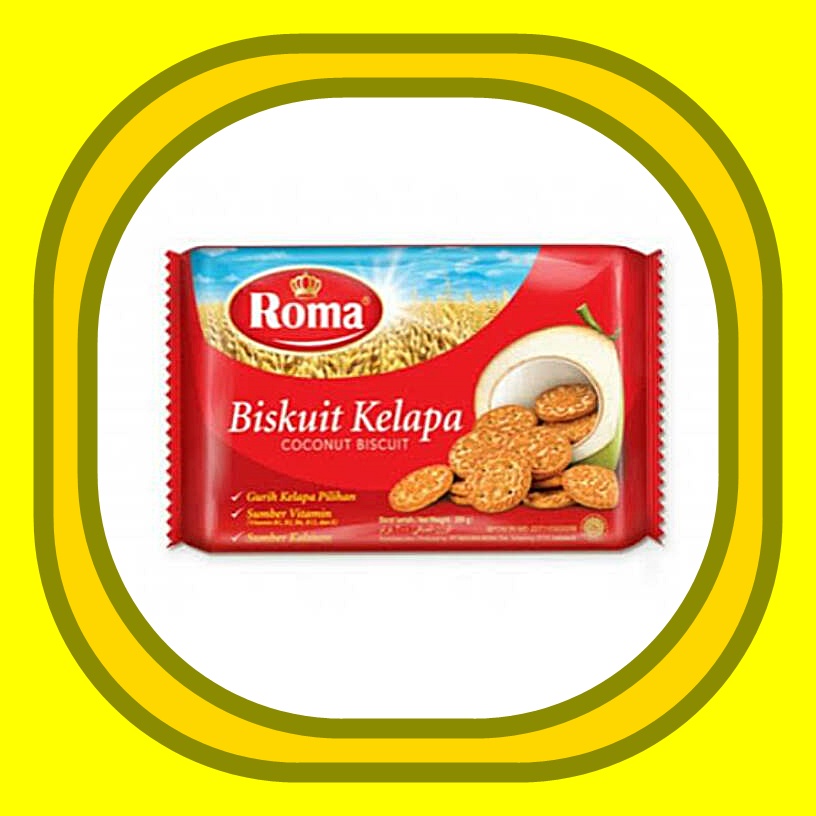biskuit roma kelapa