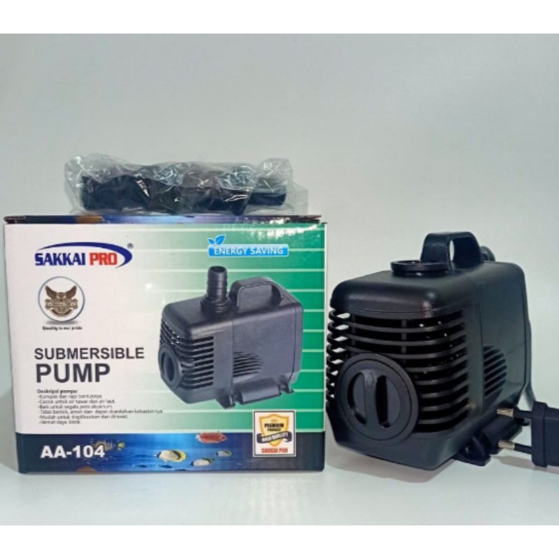 Sakkai Pro AA 104 Mesin Pompa Celup Aquarium Akuarium Kolam Ikan AA104
