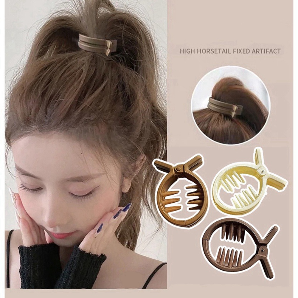 【COD Tangding】Jepit Rambut Ponytail Ukuran Kecil Gaya Korea Untuk Wanita