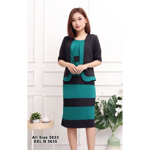 dress plus rompi scuba