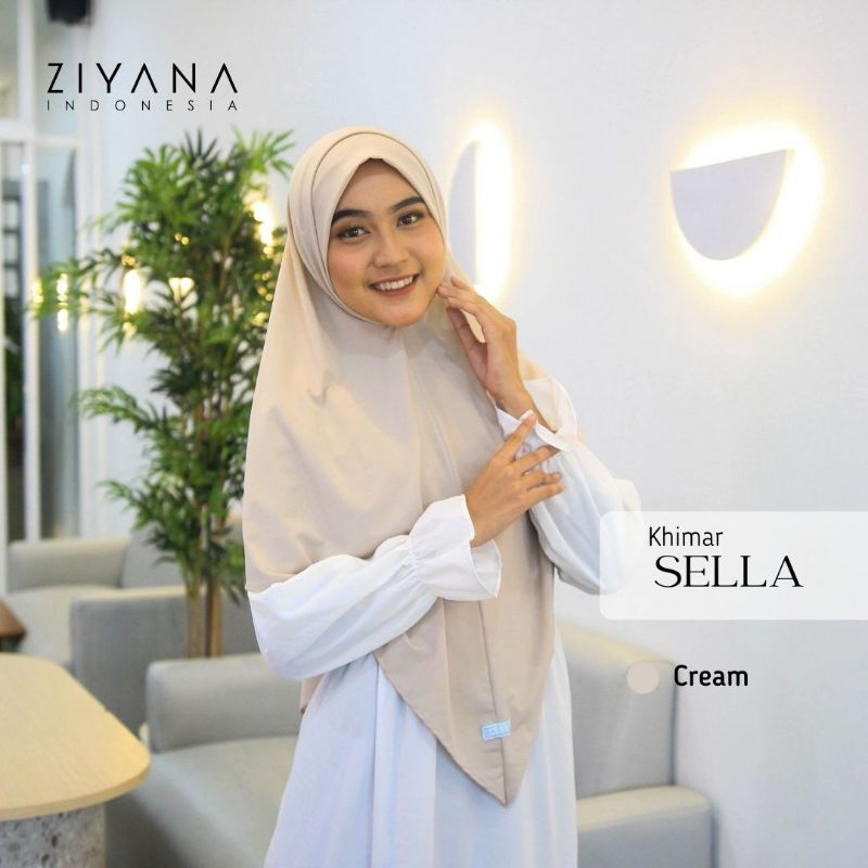 HIJAB - HIJAB KHIMAR - CREAM - ZIYANA HIJAB