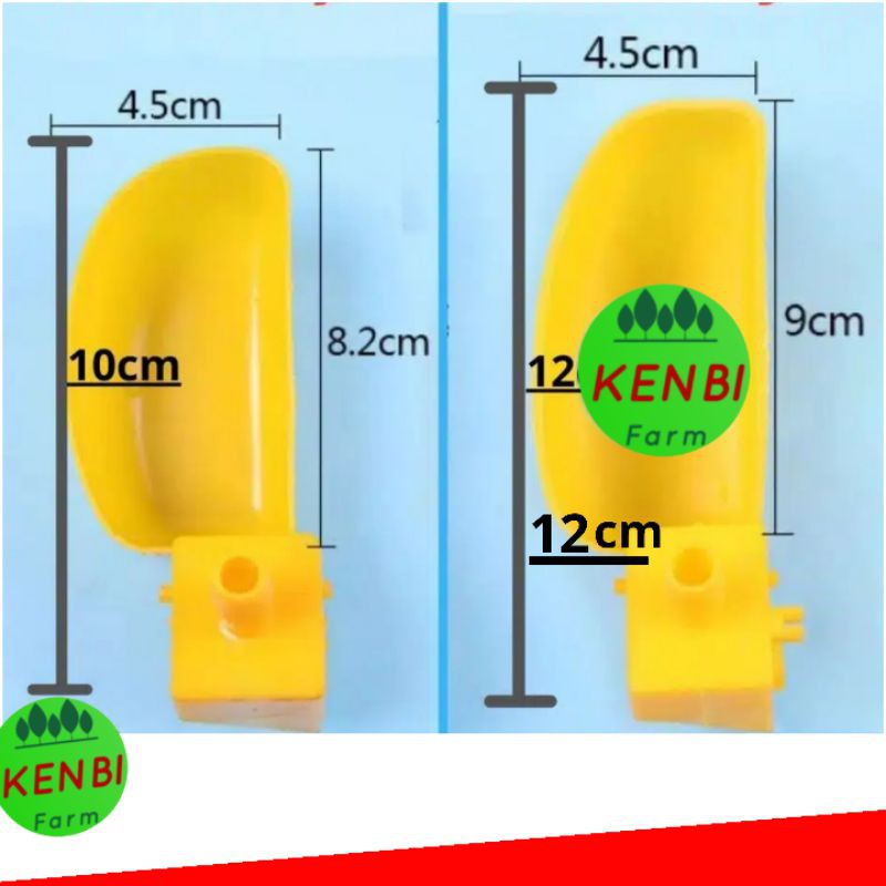 Nipple Nipel PUYUH P1 mangkok lepekkan Tempat Minum puyuh Drinker KENBI_123-4