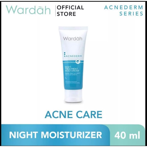 Wardah Acnederm Night Treatment Moisturizer 40ml