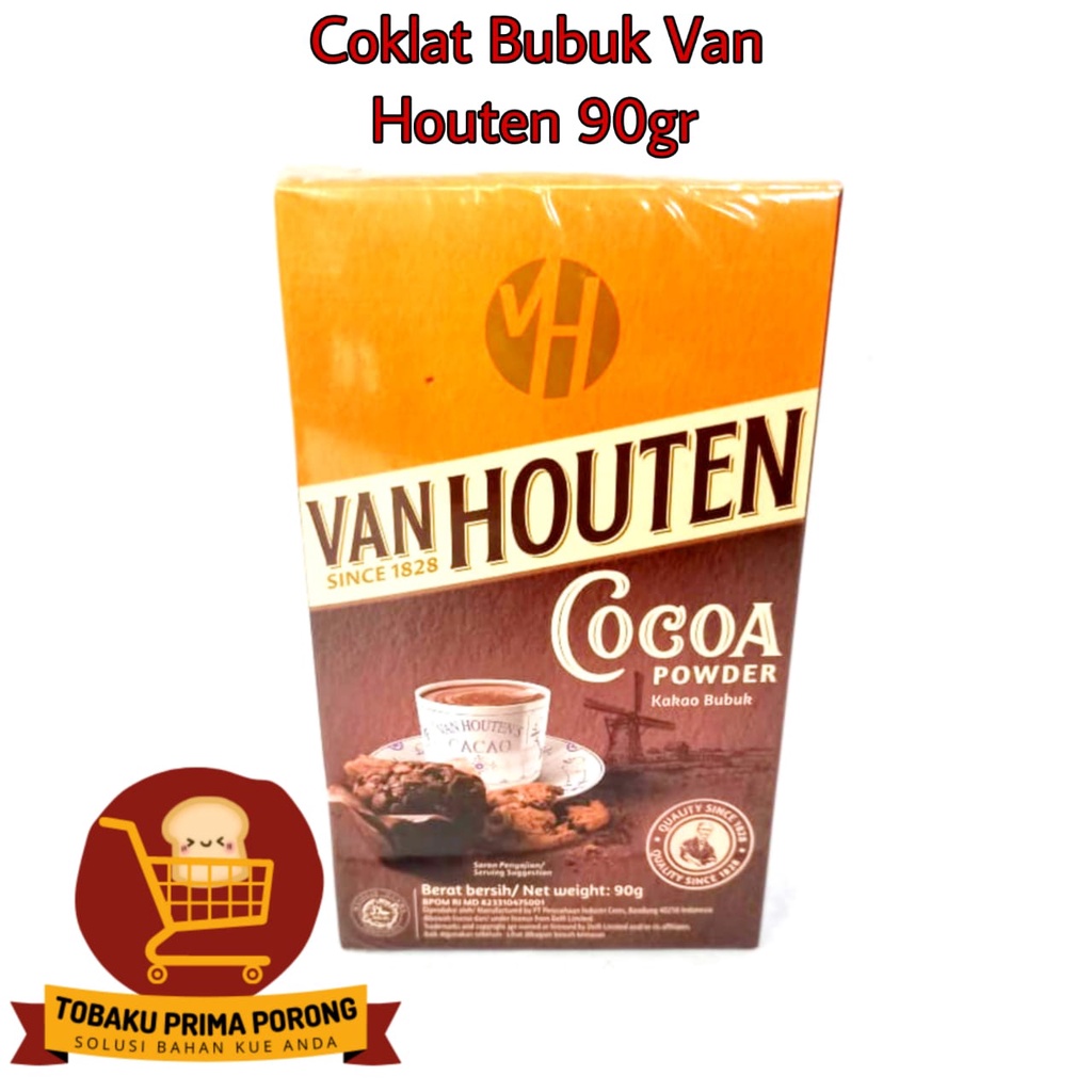 

COKLAT BUBUK - VAN HOUTEN SINCE 1828 - COCOA POWDER - FOR BAKING & COOKING 90 GR