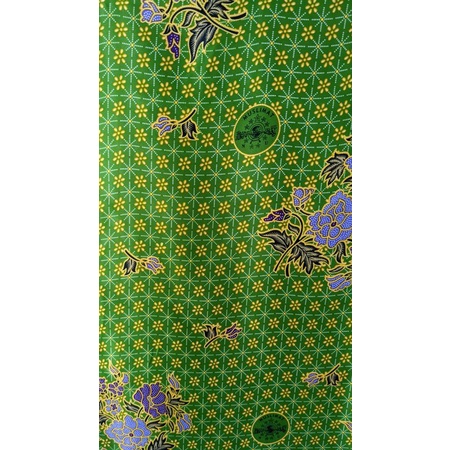 kain batik muslimat NU semi sutra motif bunga 0.50 M