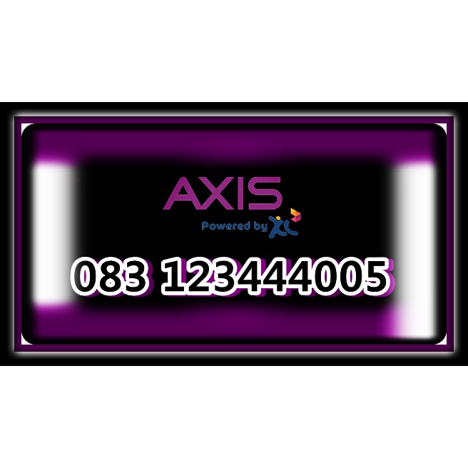 Axis Nomor Cantik Super Rapi Seri Urut Naik 123444005