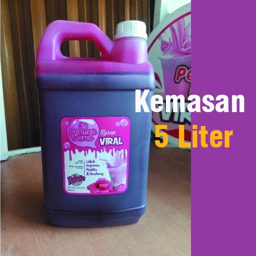 

Biang Sirup Syrup Es Permen Karet 5 Liter Original Viral Suroboyo