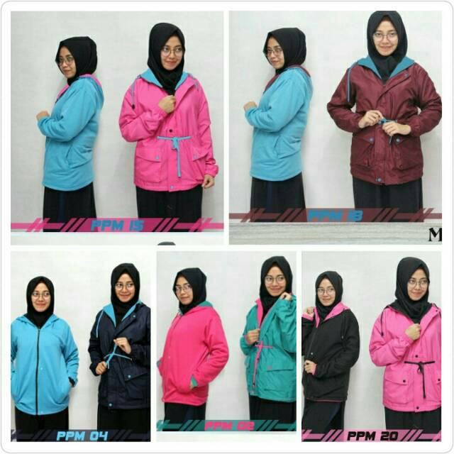 JAKET PARKA CEWEK BOLAK BALIK/JAKET PARKA CEWEK