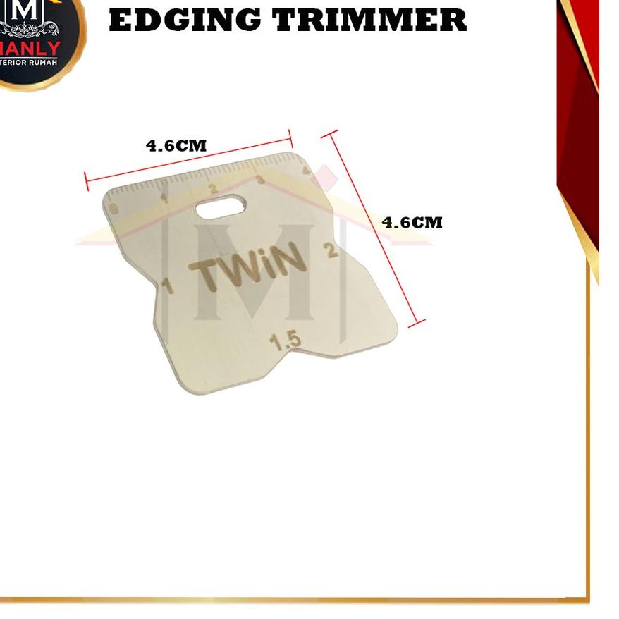 

Hot Sale - Edging trimmer Twin alat merapikan sudut HPL / Manual Edge Trimmer