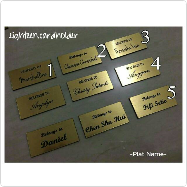 

PLAT NAME