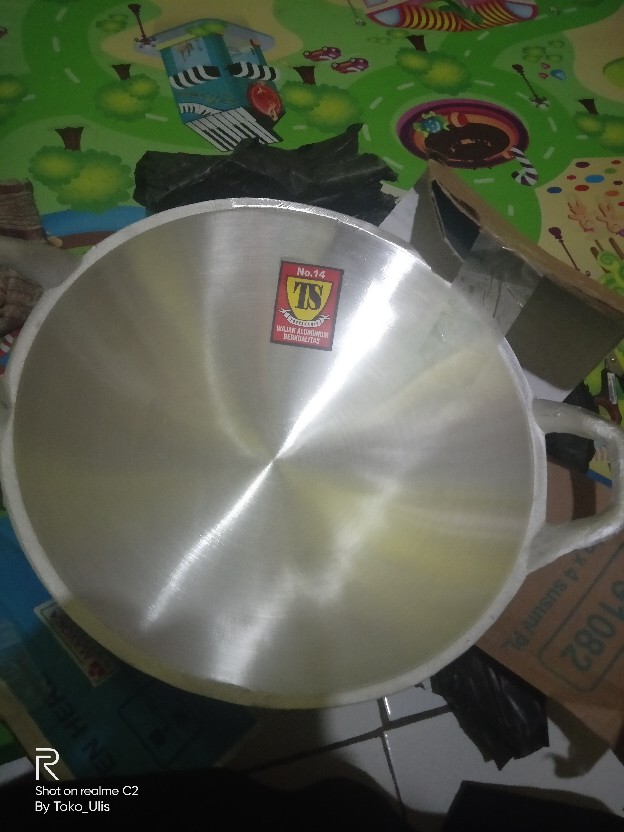 Wajan Kuali Penggorengan Aluminium Cor Ukuran 12,13 Dan 14