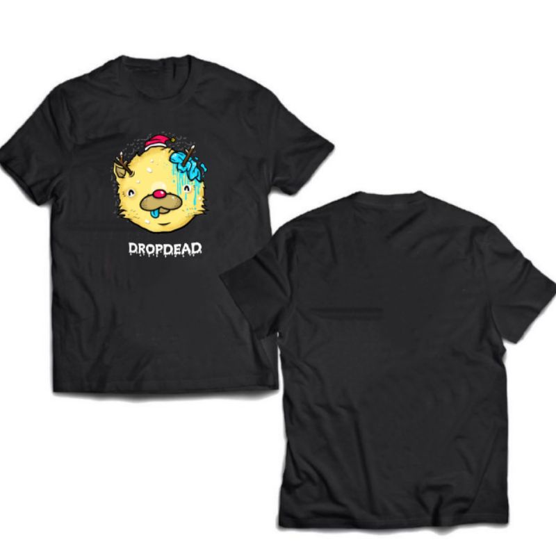 KAOS T SHIRT DROPDEAD / DROP DEAD LOGO PREMIUM HIGH QUALITY PRODUC