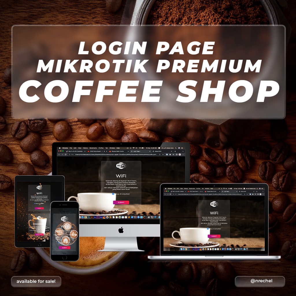 COFFEE SHOP LOGIN PAGE MIKROTIK PREMIUM