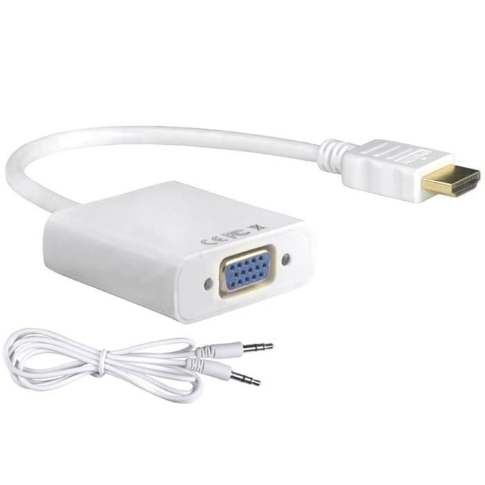 Converter HDMI Male TO VGA Female CABLE WITH AUDIO Output