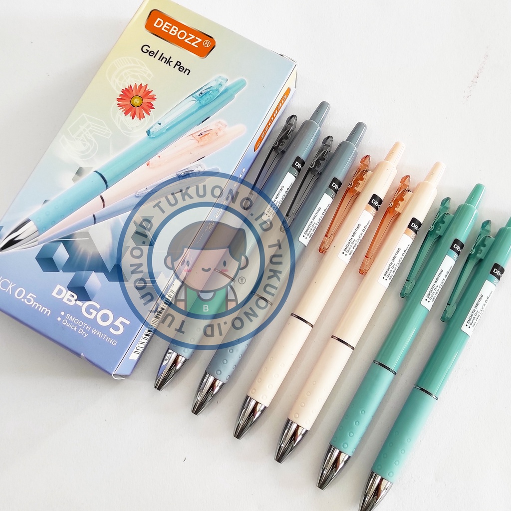 

(1PCS) Debozz DB-G05 Gel Ink Pen 0.5mm | Tinta Hitam | Ballpoint Pulpen