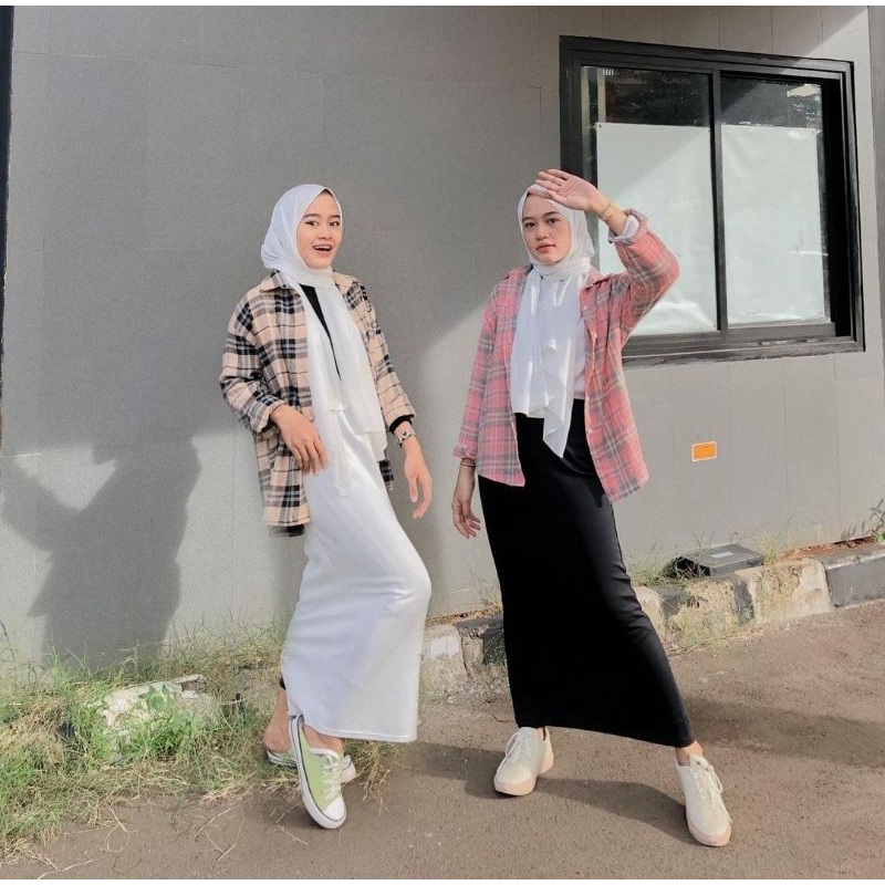 ROK SPAN SCUBA / ROK SPAN HITAM / ROK SPAN POLOS