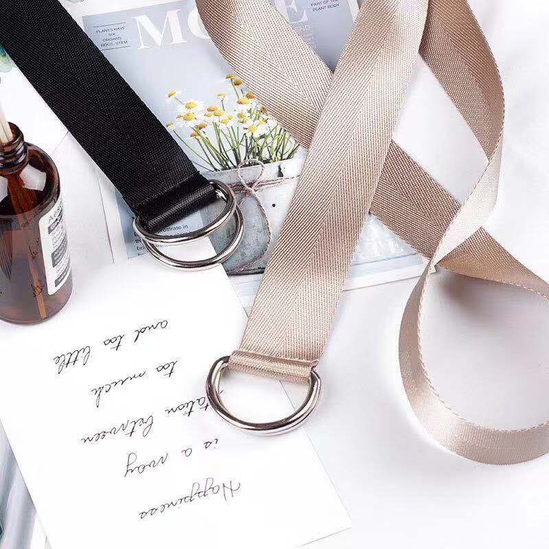 (BISA COD)RINGBELT/RING BELT/ ( NYLON 2,5 cm)IKAT PINGGANG/BELT FASHION KOREA