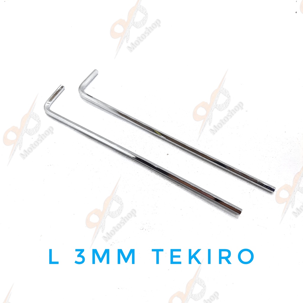 Tekiro Kunci L Eceran Panjang 3mm 4mm 5mm 6mm L Hex Key Long 4 5 6 Satuan Tekiro Asli