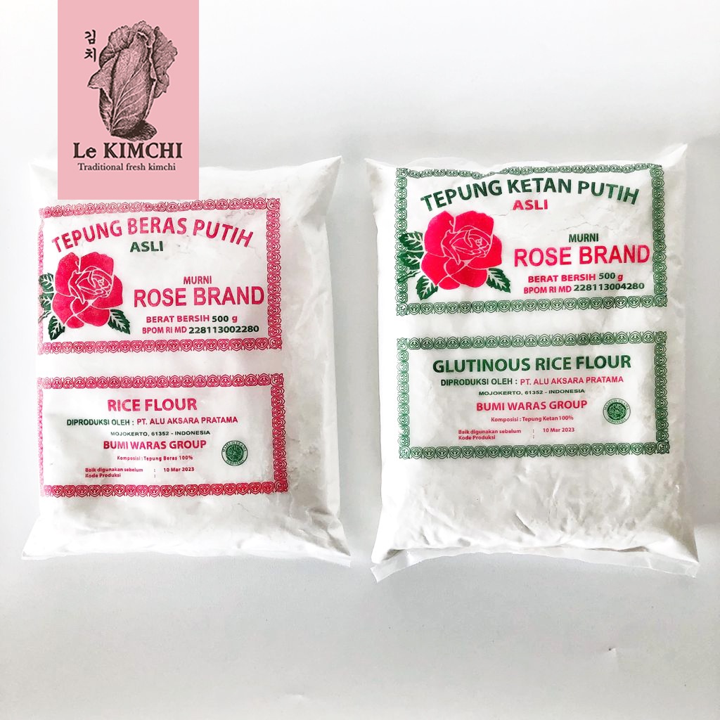 

Rose Brand - Tepung Ketan Putih Tepung Beras - Rosebrand