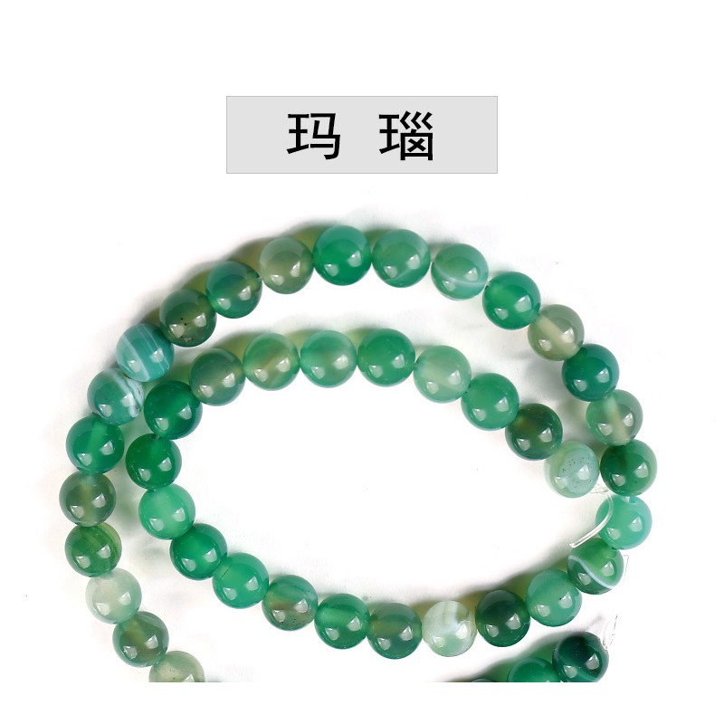 Green Moss Agates Stone Bead 6-12Mm