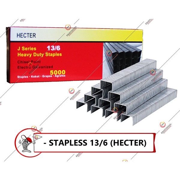 Isi Staples Hekter Steples Tembak  Stapler 13/6 (6mm)