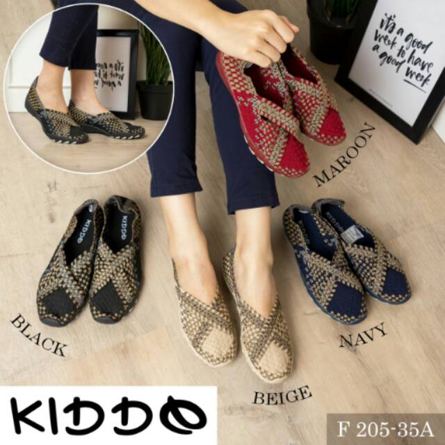 Sepatu anyaman kiddo