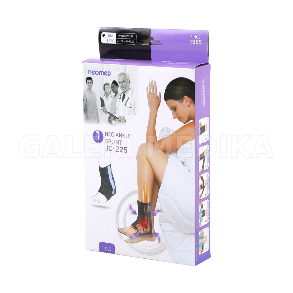 Neomed JC-225 Neo Ankle Splint - Alat Terapi Ankle atau Pergelangan Kaki