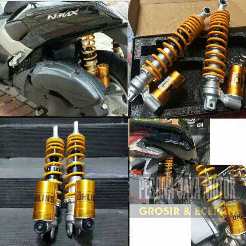 SHOCK BELAKANG TABUNG NMAX/PCX/ADV/XMAX GOLD 335 OH