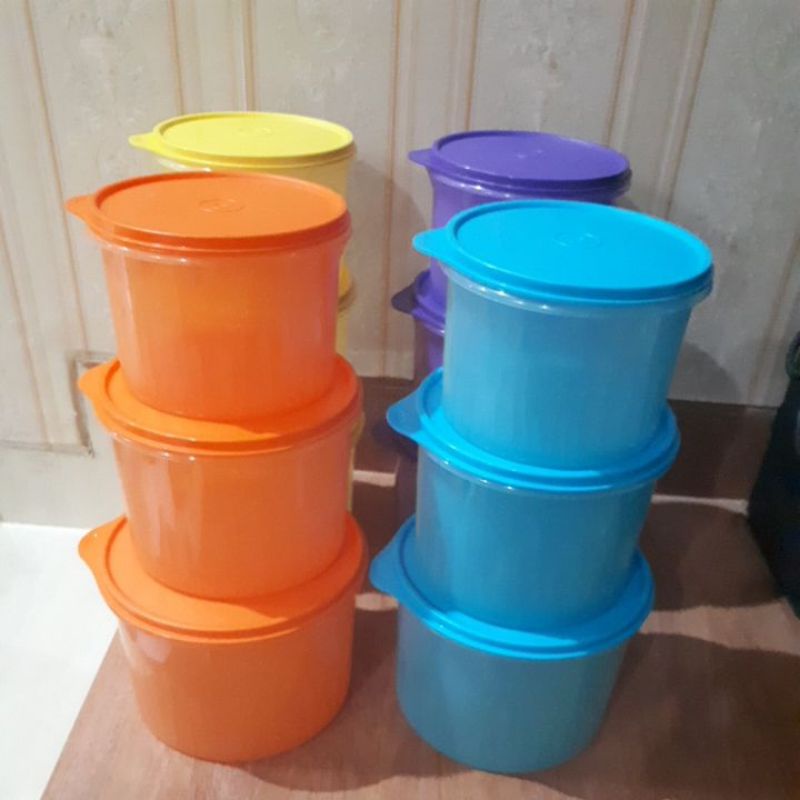 Texture Canister Set (3) - Toples dari Tupperware - 1 set berisi 3pcs