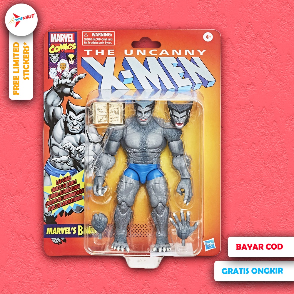 Hasbro Marvel Legends Retro Beast The Uncanny X-men Xmen 1/12 Figure