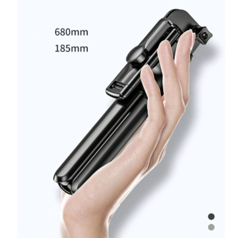 Tongsis Selfie Q07 Selfie Stick Non LED + Tripod Phonestand Premium