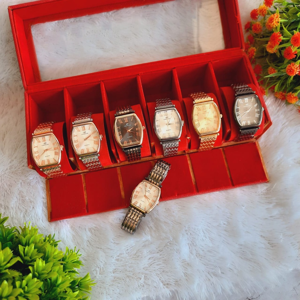 JAM TANGAN FASHION/JAM TANGAN VINAROSE/ JAM TANGAN CEWEK MEWAH